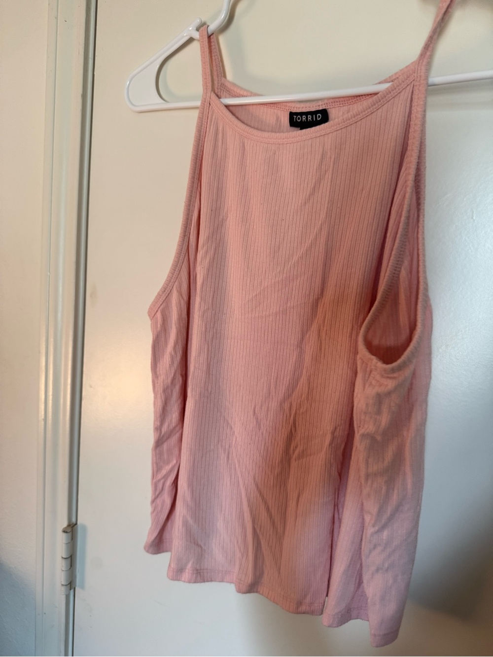 Torrid Pink Ribbed Tank Top 3x